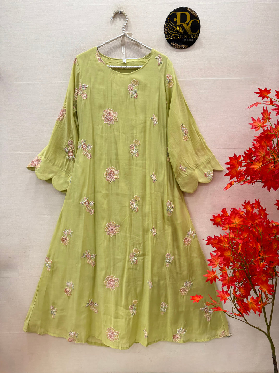Mal chandheri Embroidered Gown’s