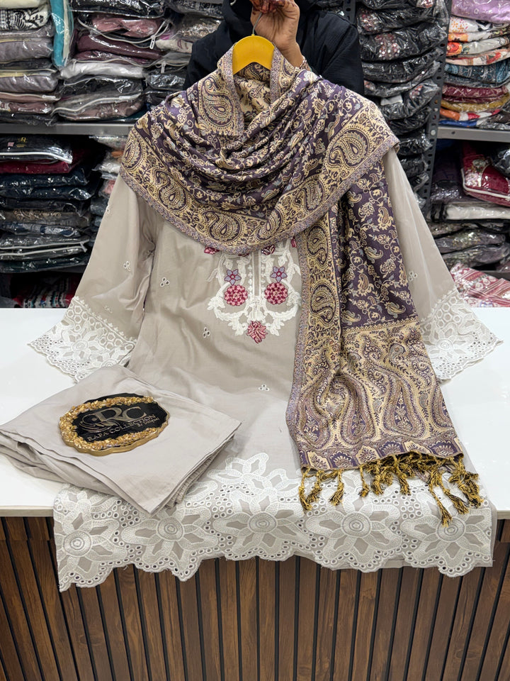 pashmina shawl embroidered sets