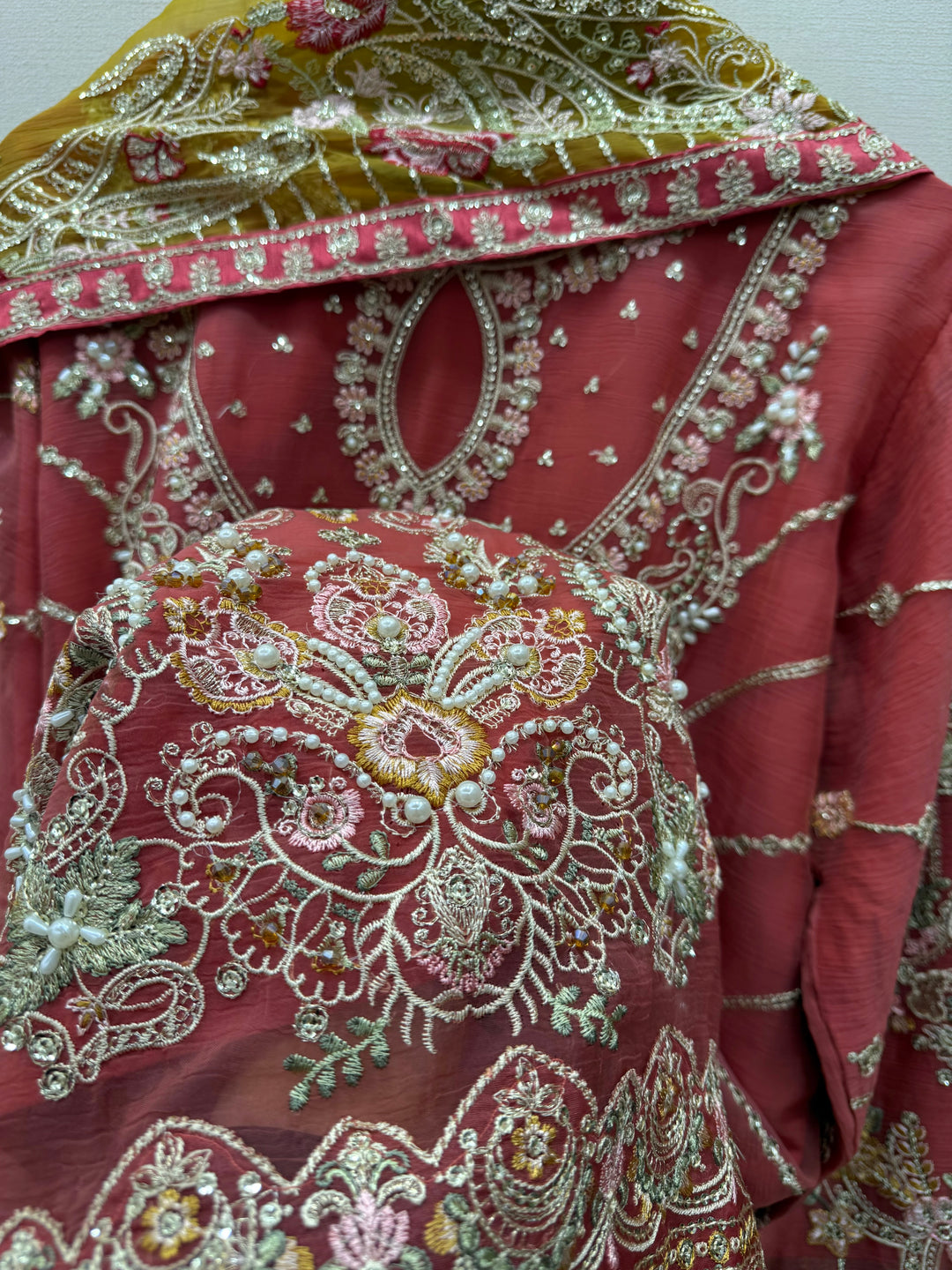 Pakistani shiffon Garara suits for women  7018