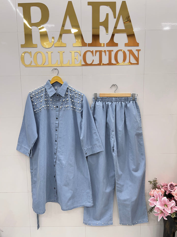 Denim long Co-ord sets 2776