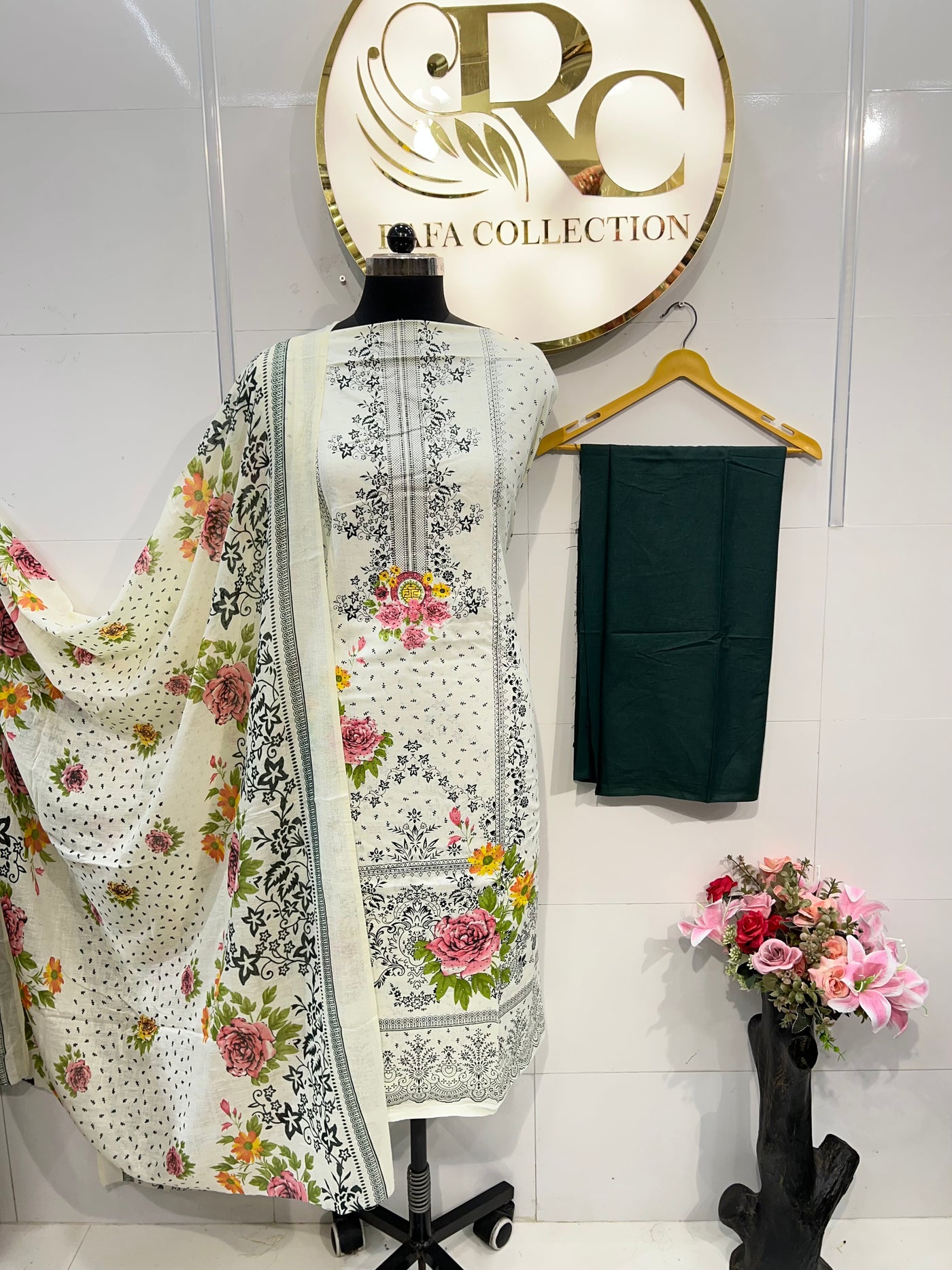 Cotton unstitch  suits 2518