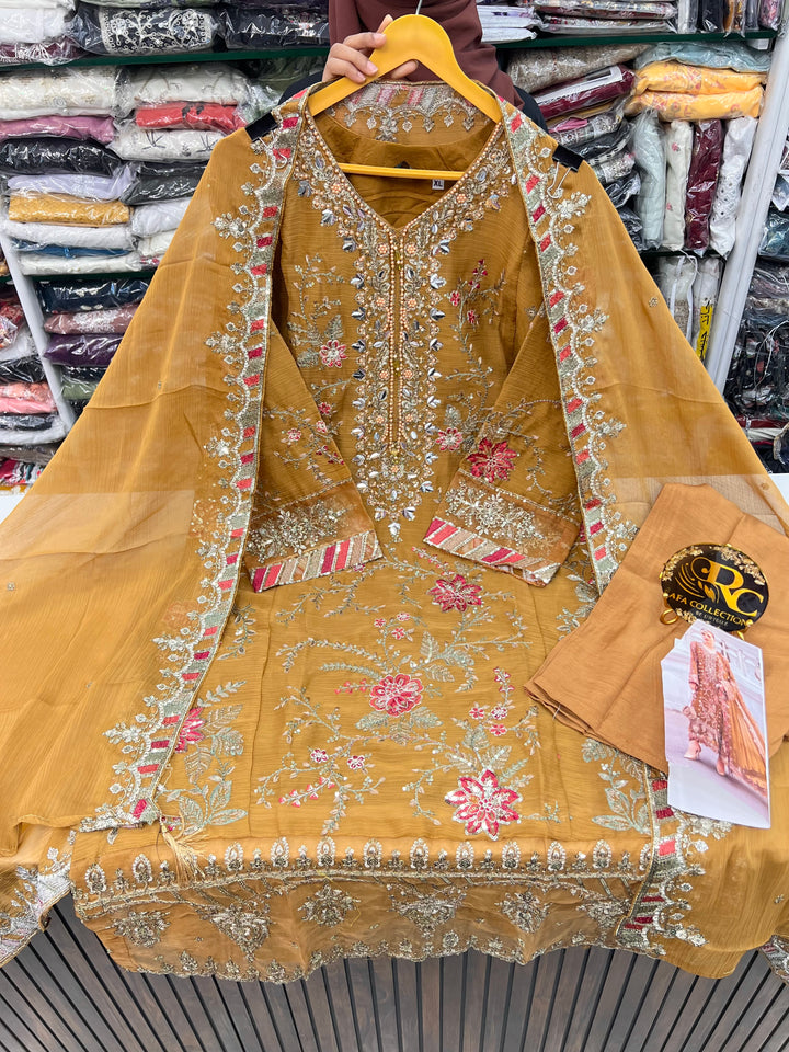 Pakistani handwork embellished collection 53473