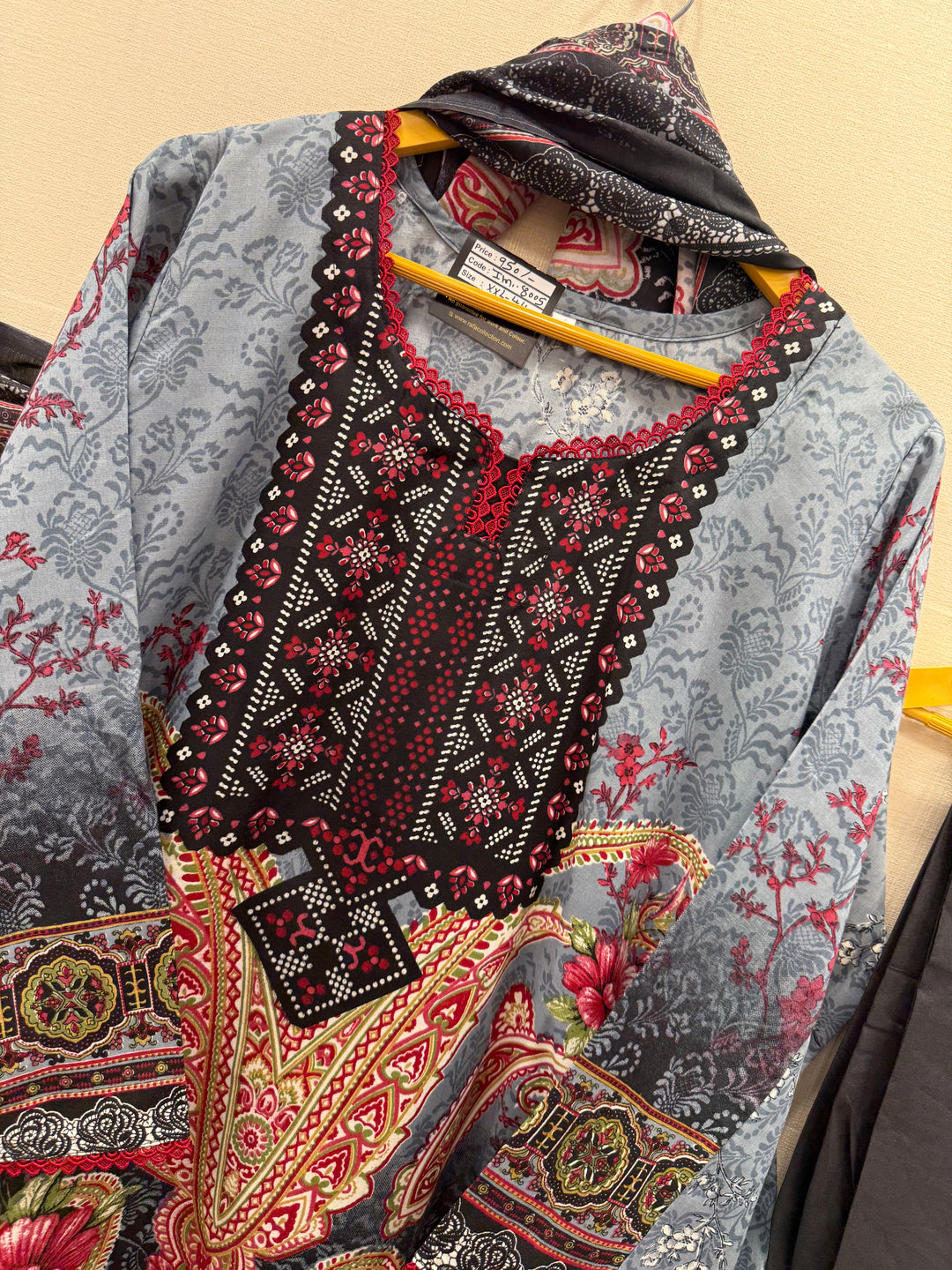 Cotton printed suits 8005