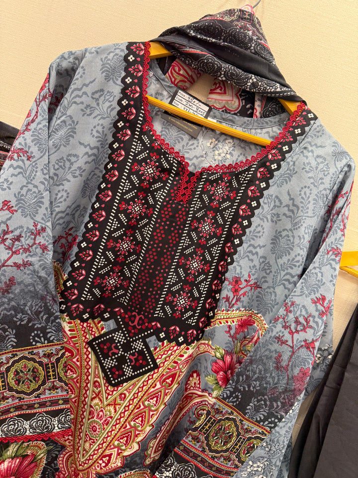 Cotton printed suits 8005
