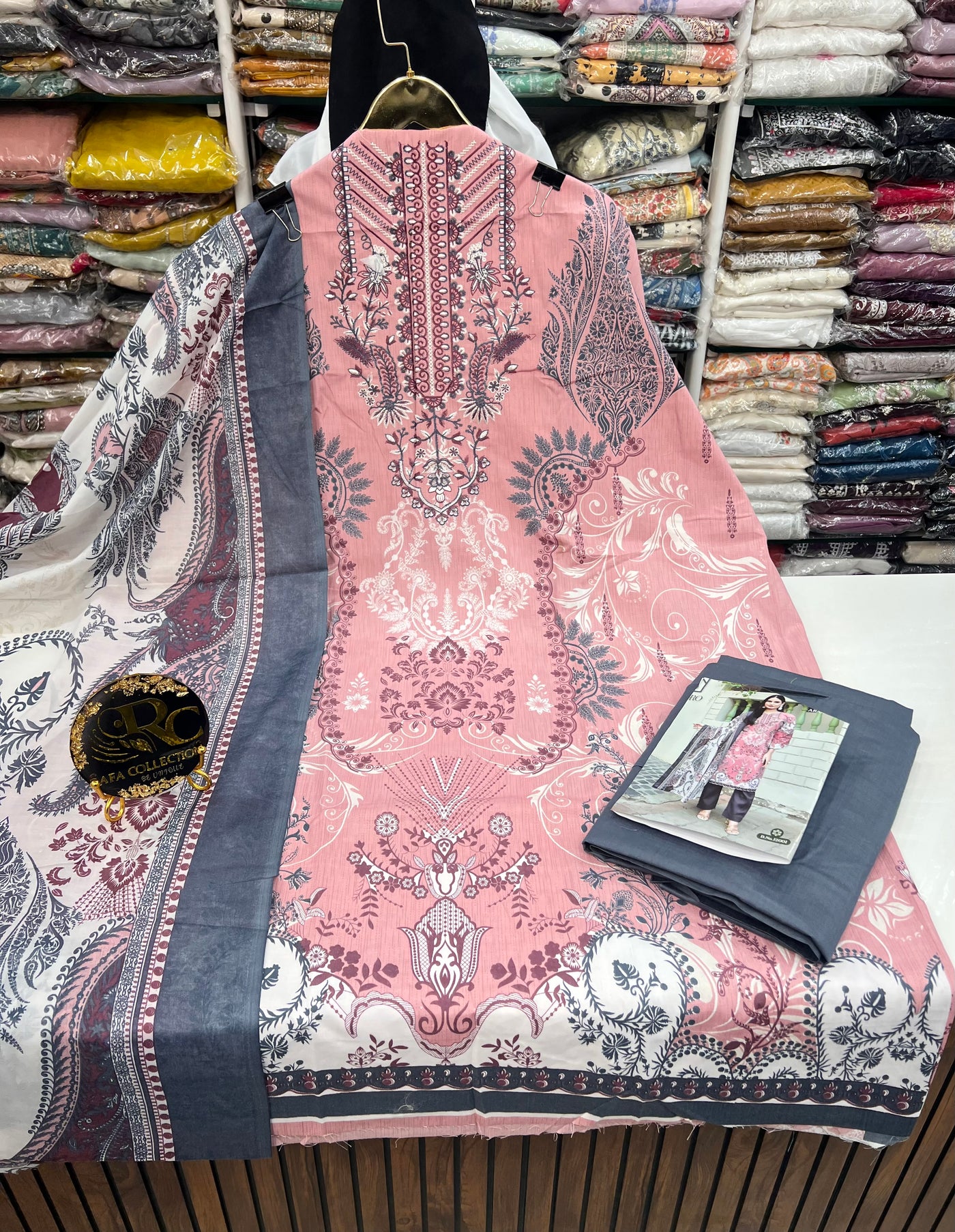 Cotton unstitched suits 2820