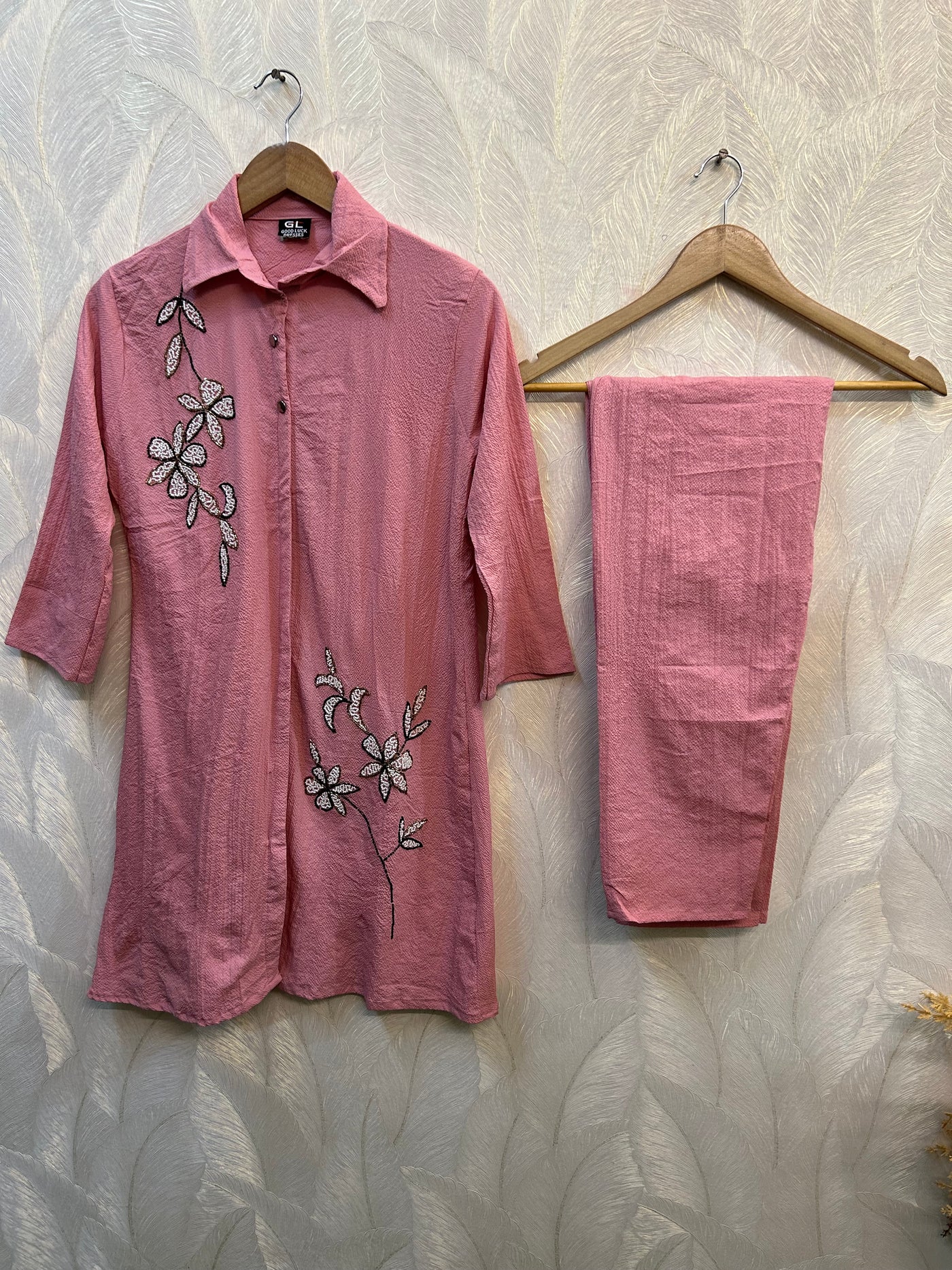 Crinkle Co-Ord Set 554