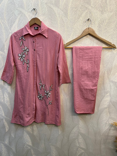 Crinkle Co-Ord Set 554