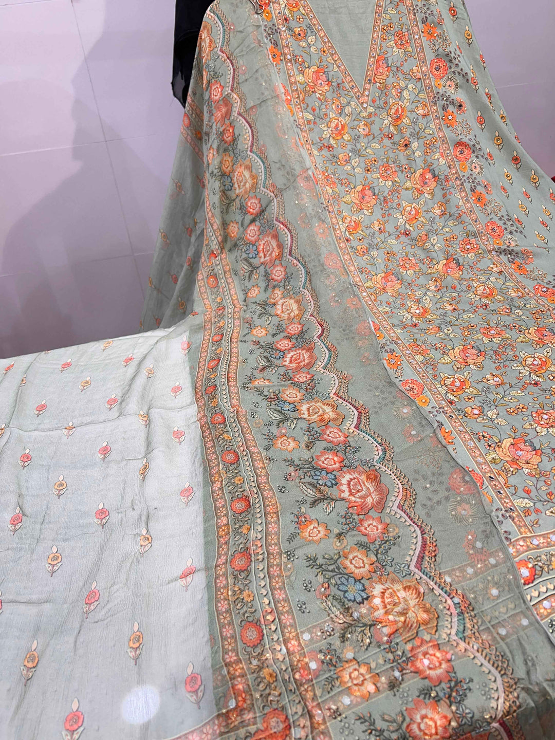 Muslin unstitched Suit 1785