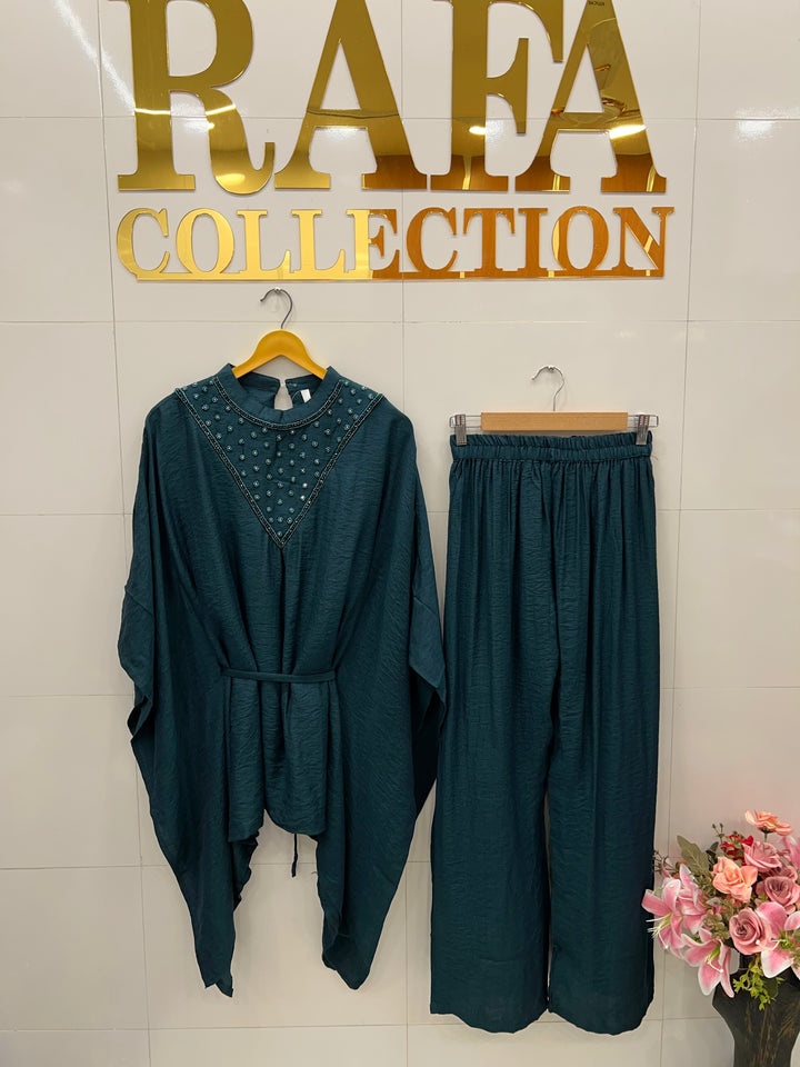 Imported  kaftan style co - ord set 838