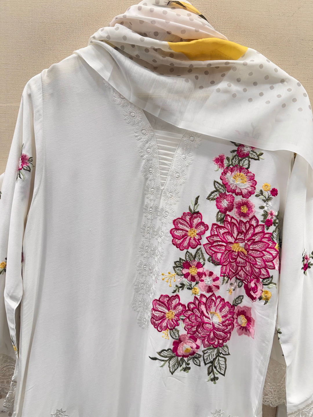 Embroidered Plazzos suits