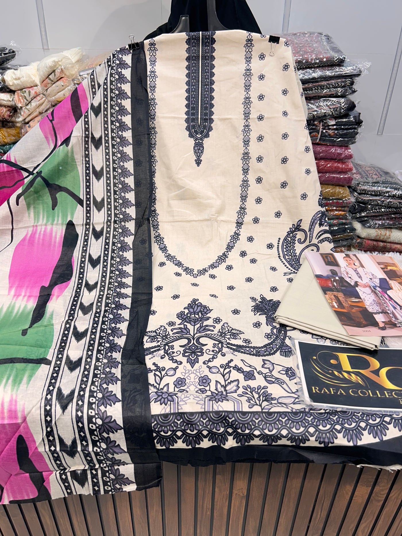 Cotton pakistani Unstitch Suit 1363