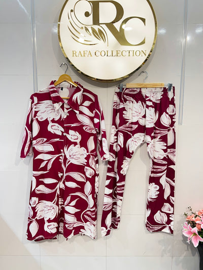 Rayon Co-Ord Set 2308