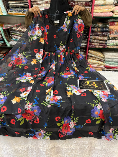 Organza Gown Dupatta 552