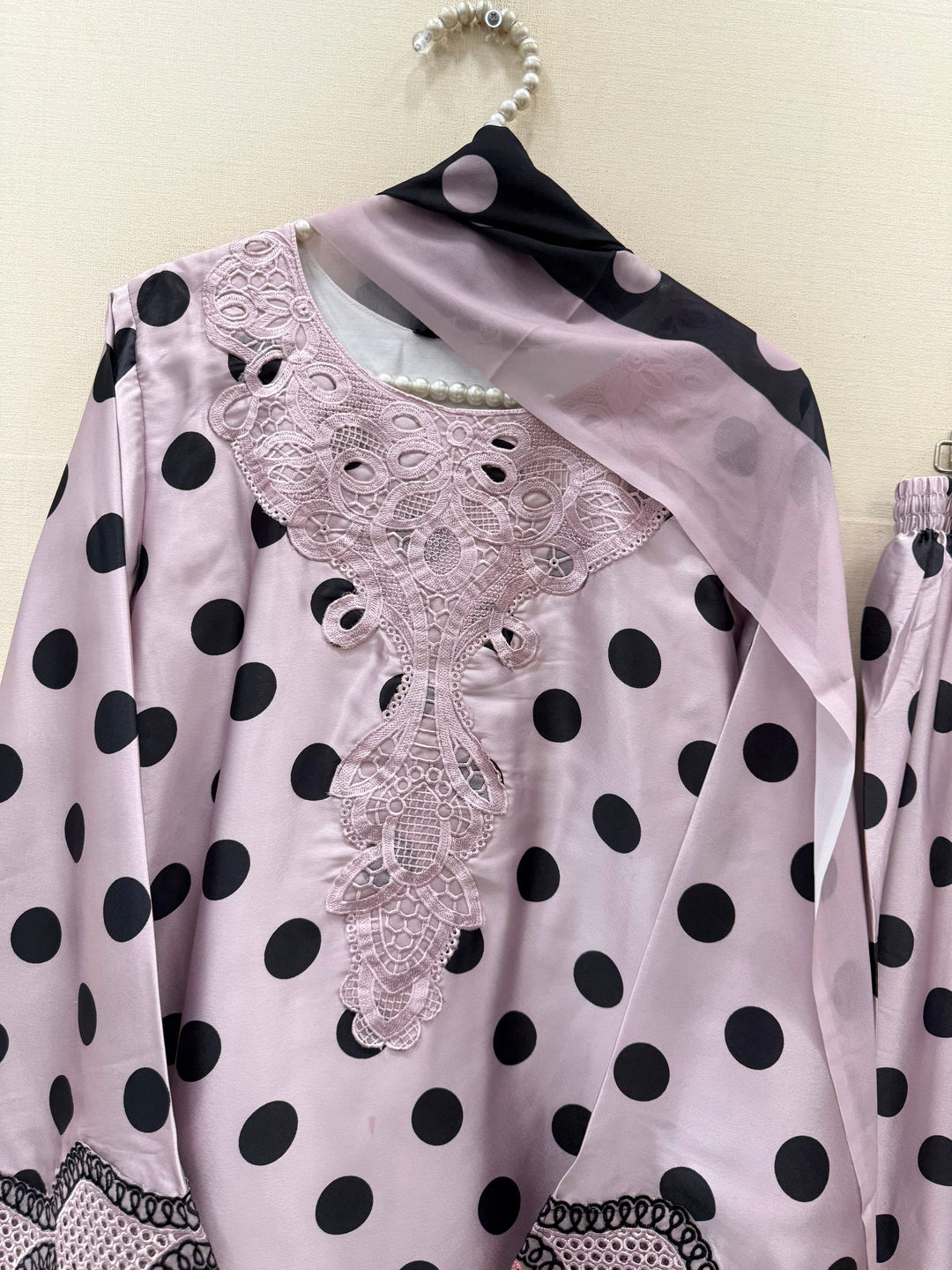 Polka dot suits