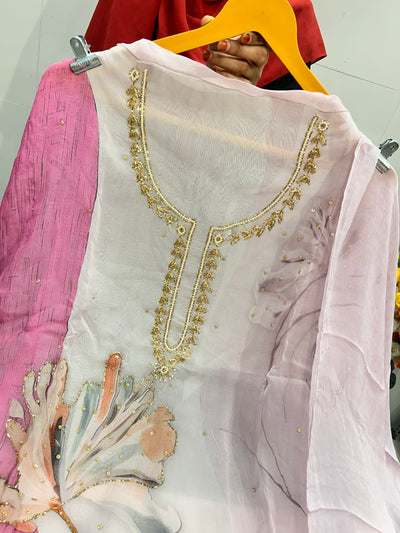Pure Organza Suit 1640