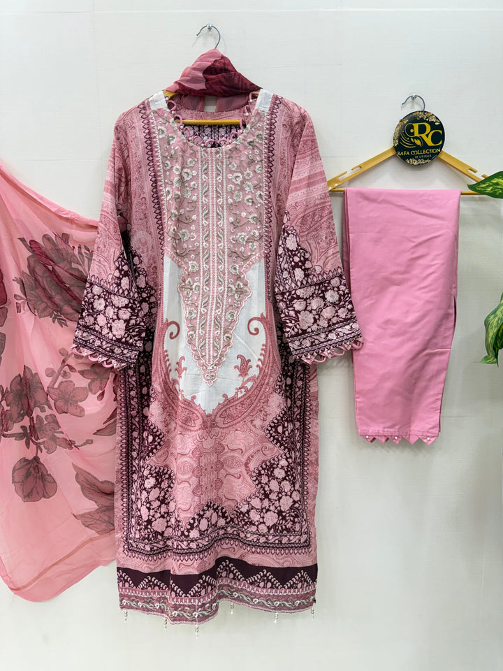 Pakistani patch work suit 0219