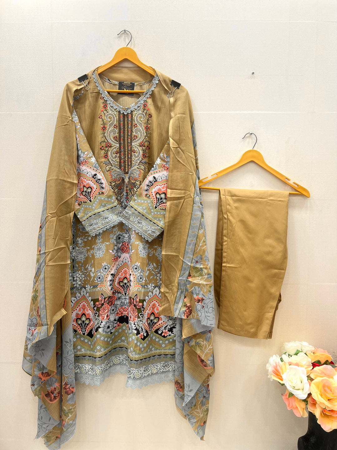 Semi cotton suits 2836