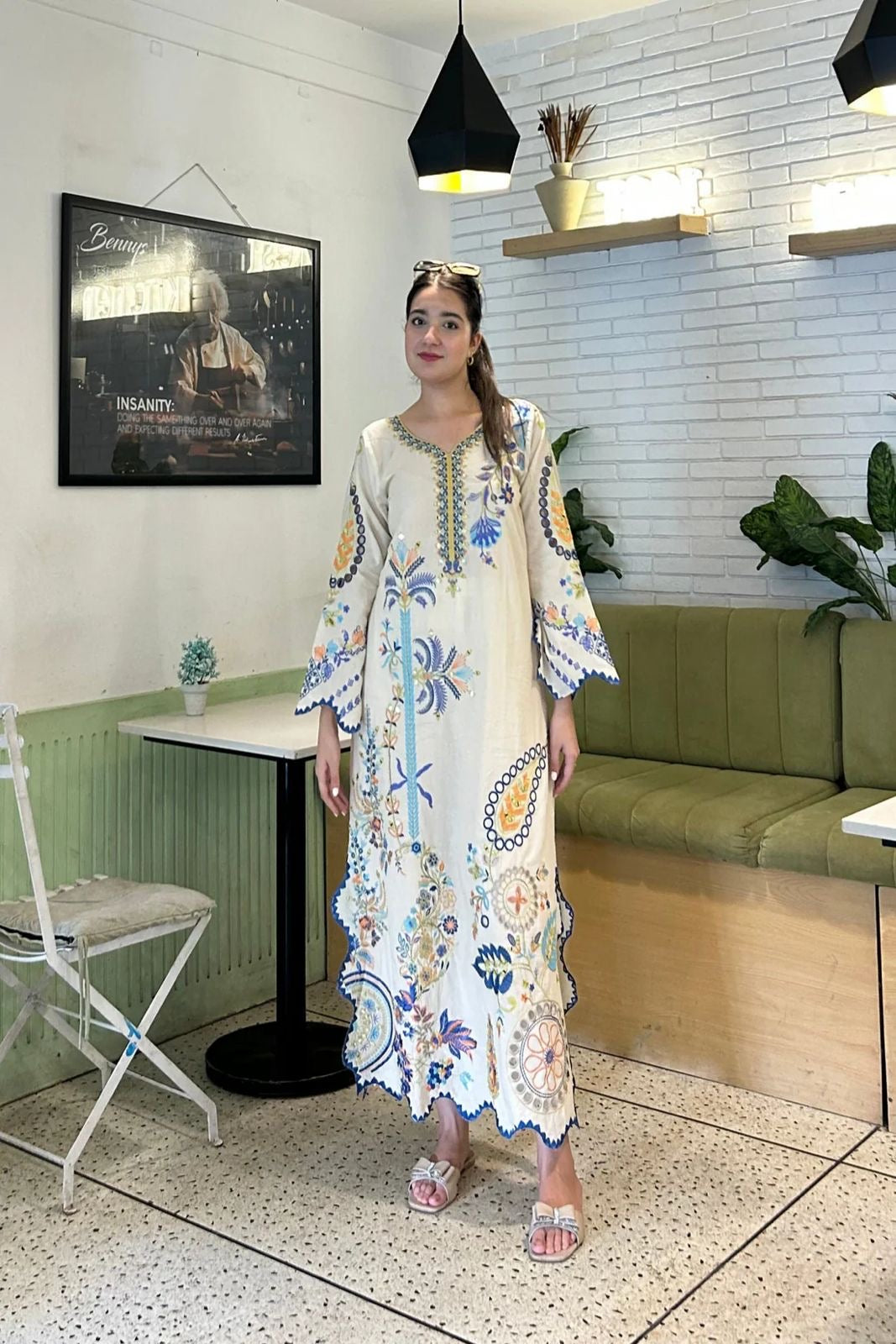 Pakistani Long Cutwork Suits