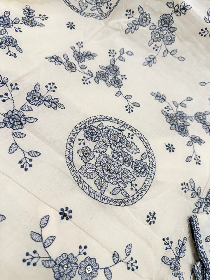 Cotton embroidery suits