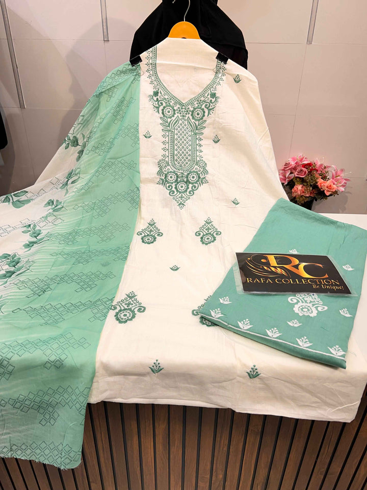 Cotton Unstich Suit 2188