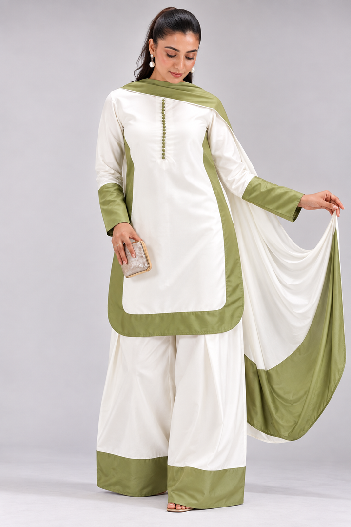 Pakistani satin Formals suits