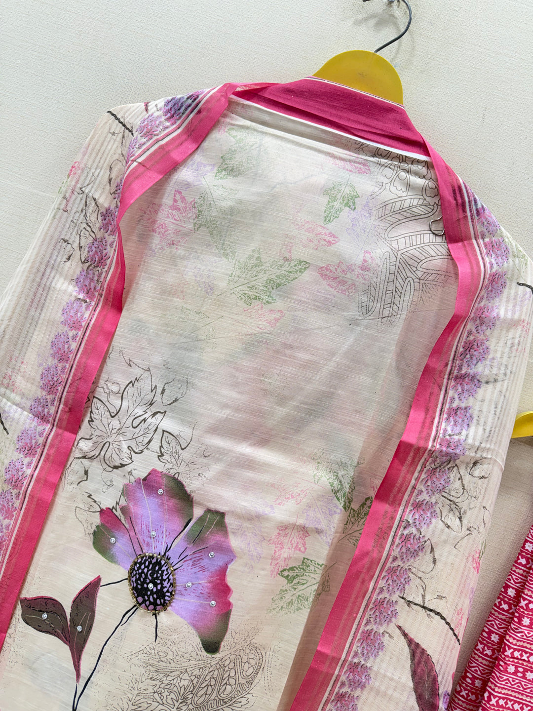 Semi Cotton Unstitched Suits