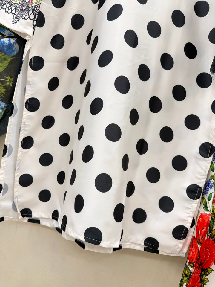Satin Polka Dot Suits