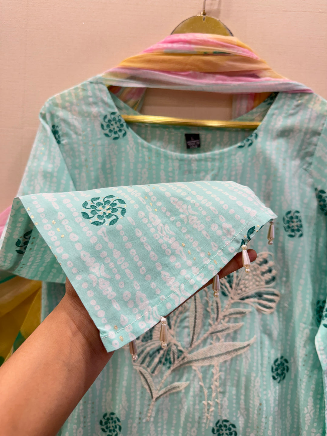 Pure cotton embroided suits
