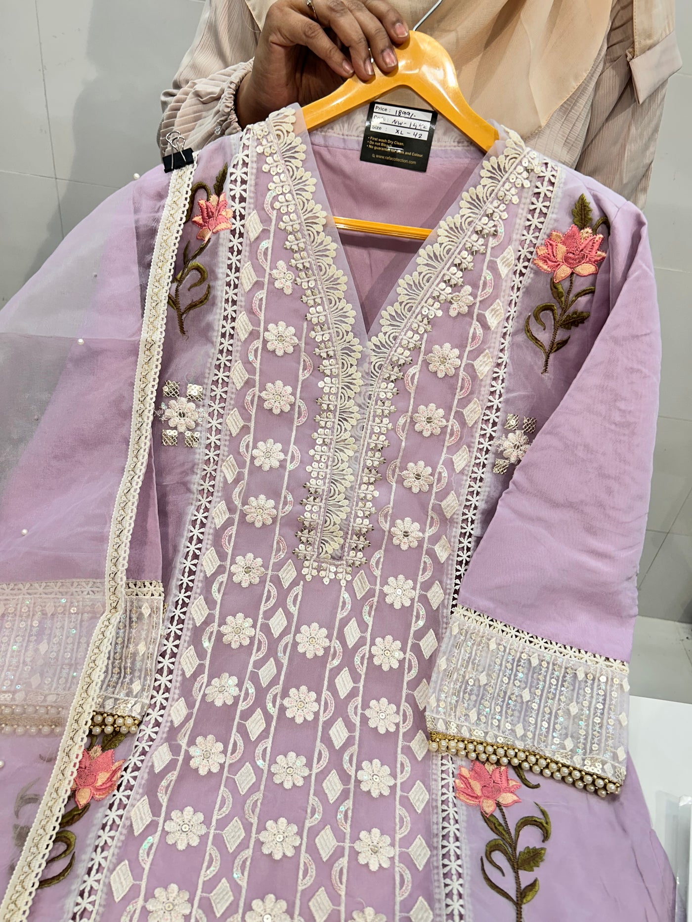 Organza Handwork Suit 1442