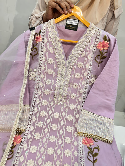 Organza Handwork Suit 1442