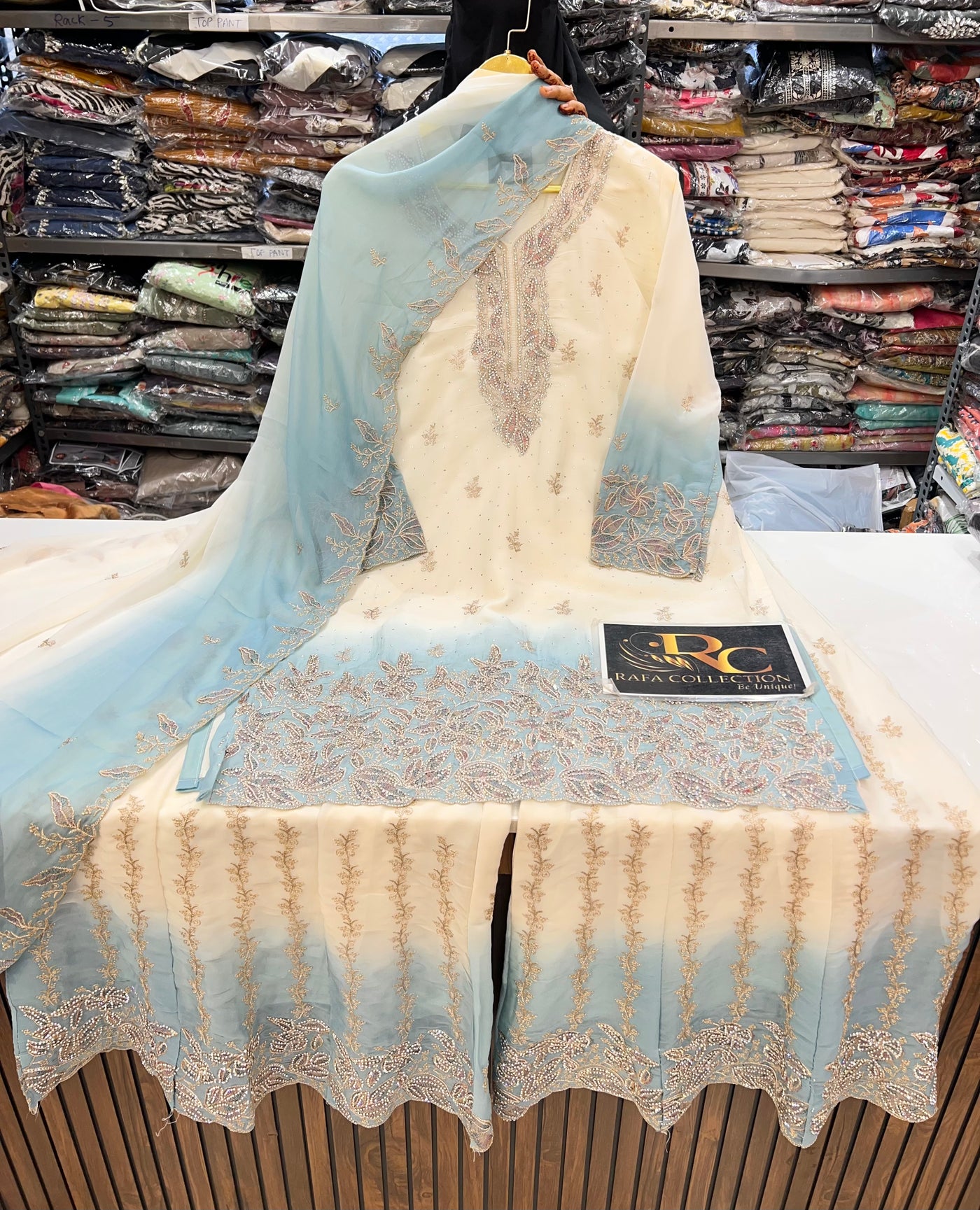 Pakistani party wear suits 17391