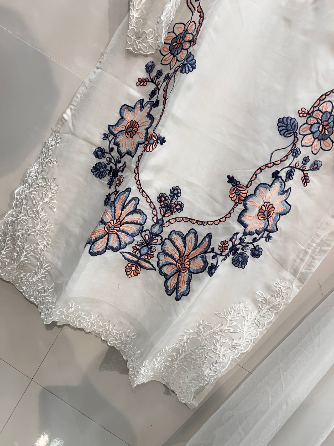 Karachi organza suit 1401