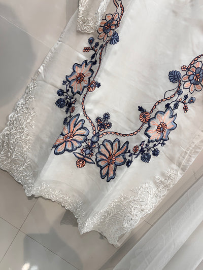 Karachi organza suit 1401