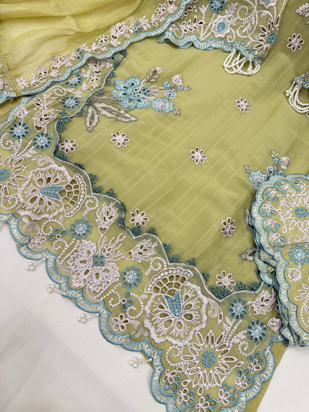 Premium cutwork suits