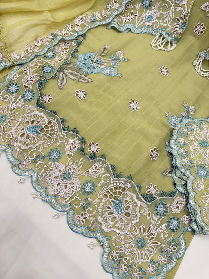 Premium cutwork suits