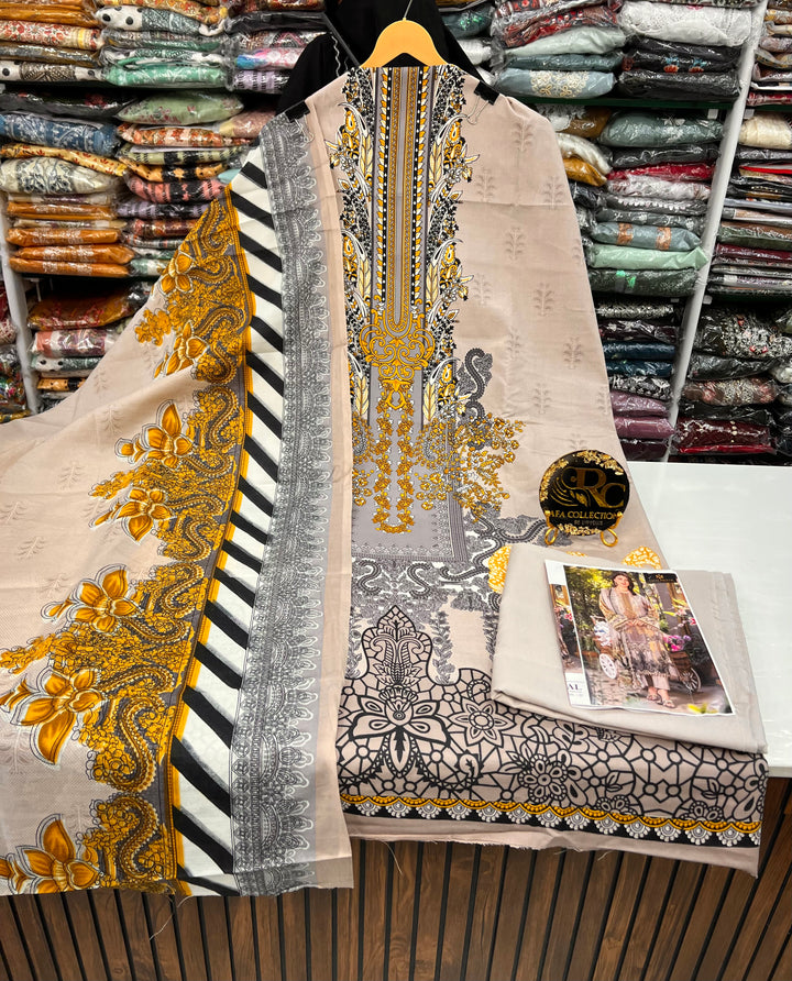 Cotton unstitched suits 2753