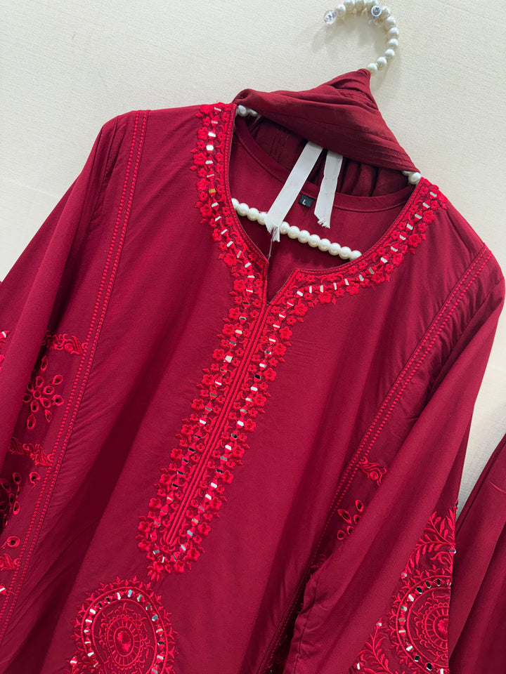 Rayon Embroidered suits