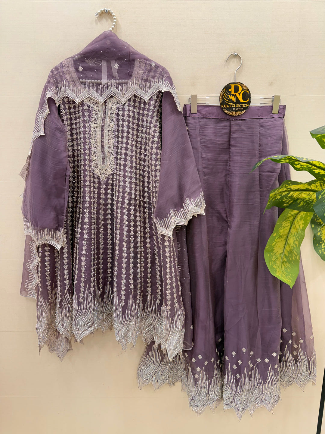Party wear embroidered suits