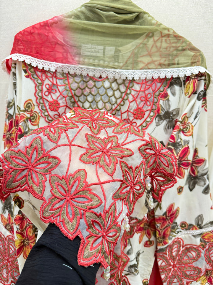 Pakistani cutwork suits