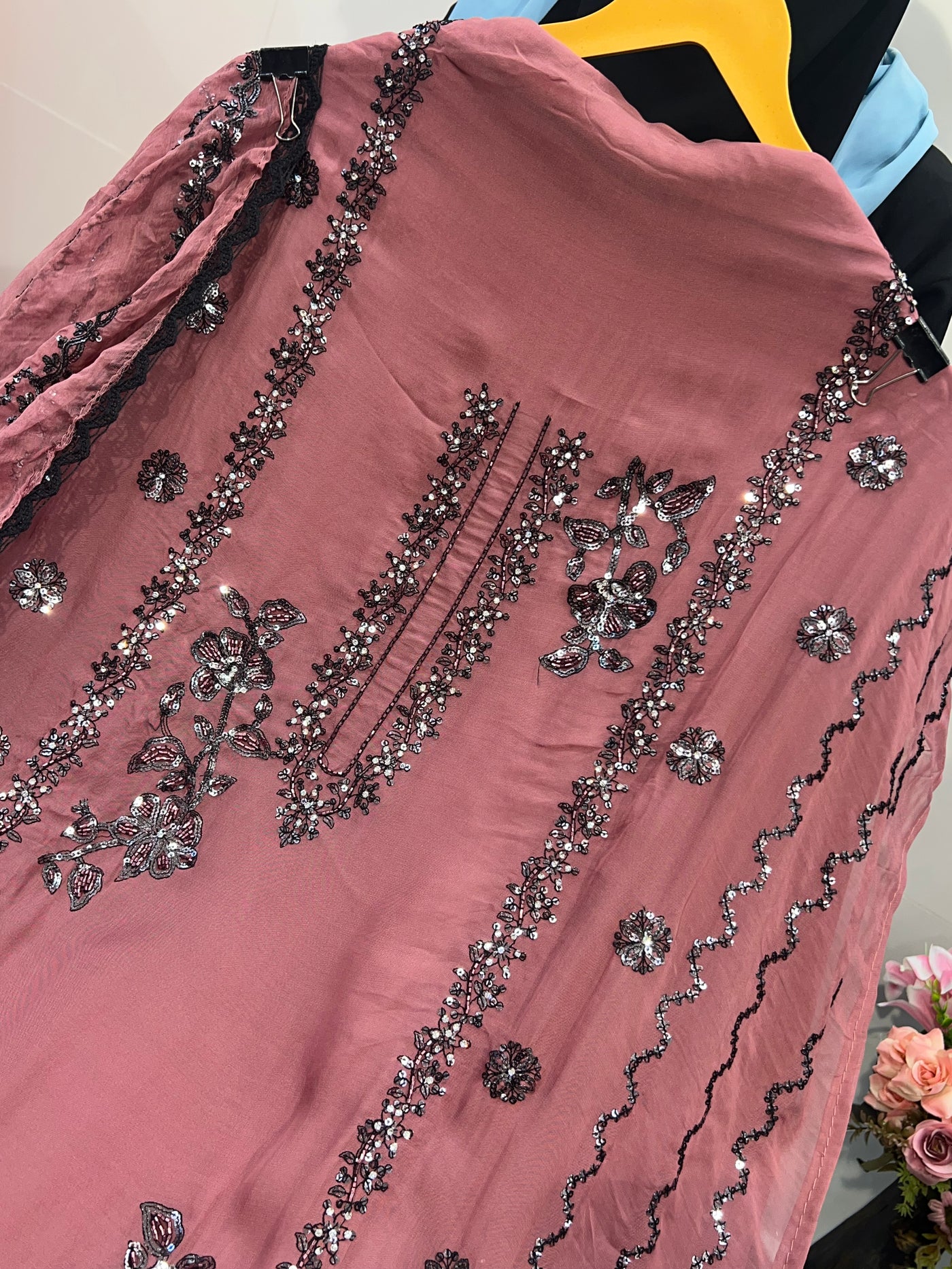 Organza Sequence Suit