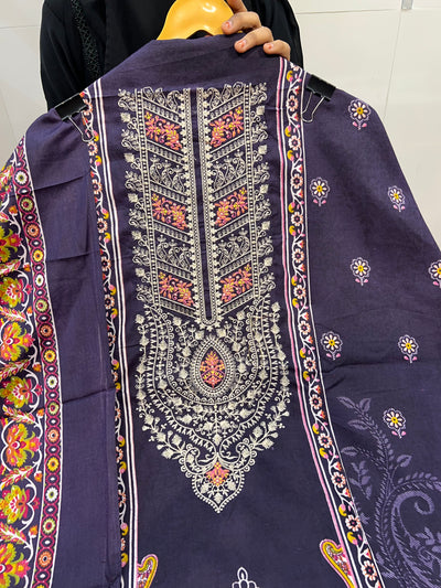 Semi Cotton embroided suit 1898