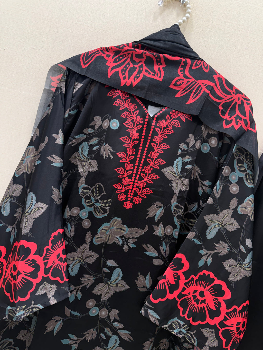 Satin Printed Suits