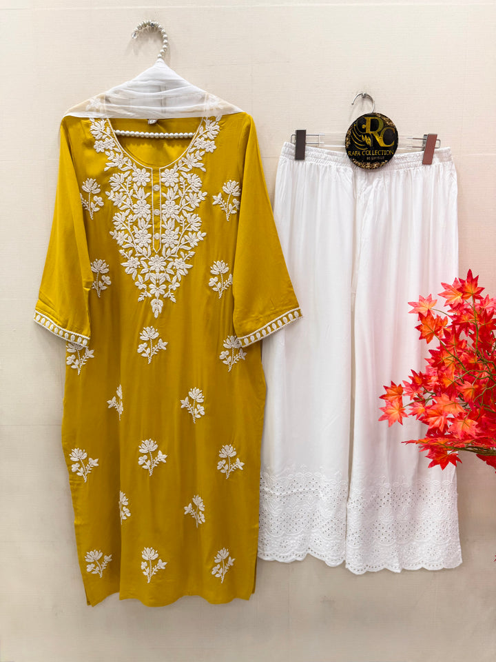 Lucknawi Embroidered Suits