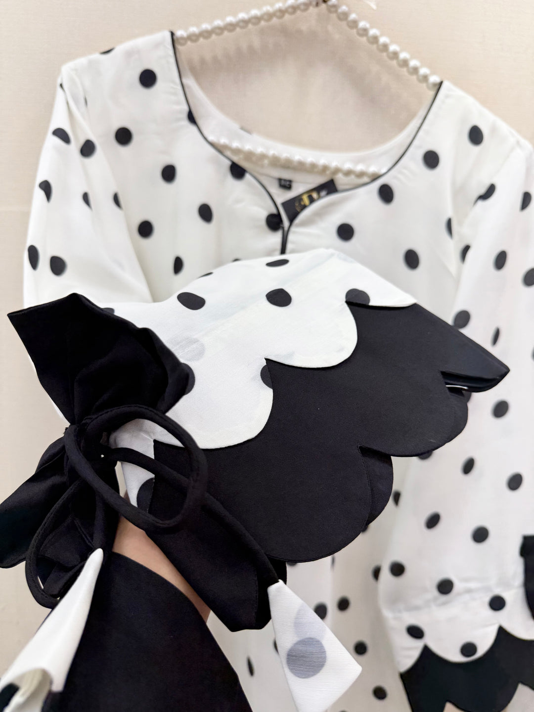 Polka Dot Farshi Salwar Suits
