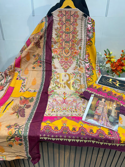 Pakistani plazzo Suit 1705
