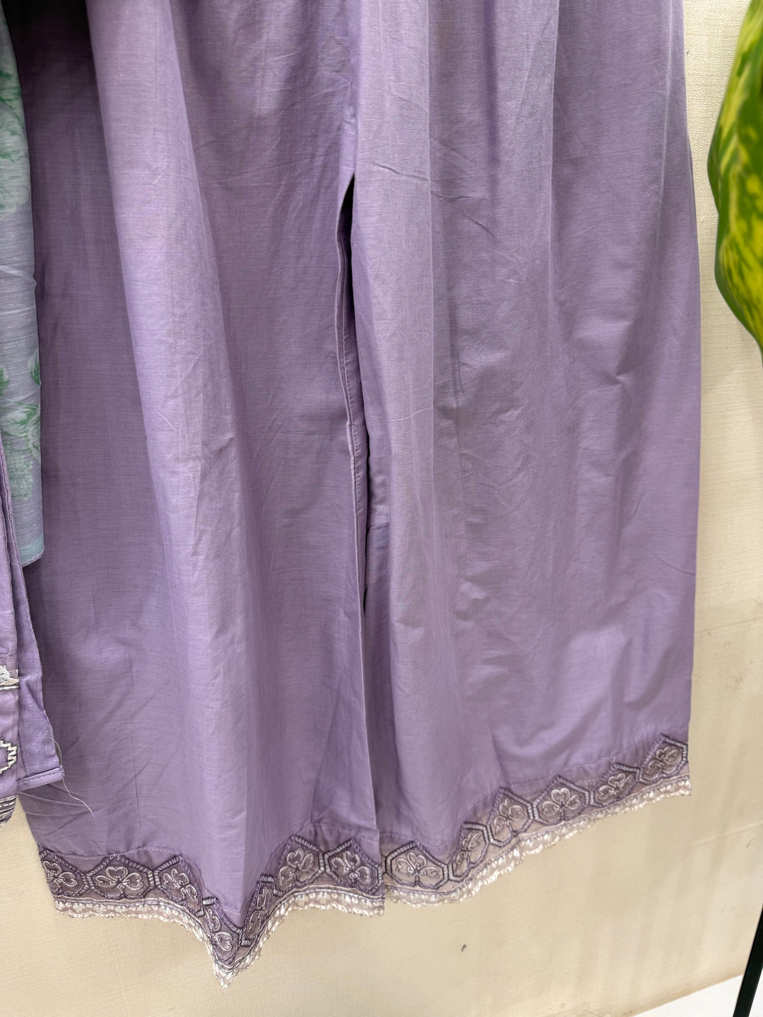 Cotton embroidered suits