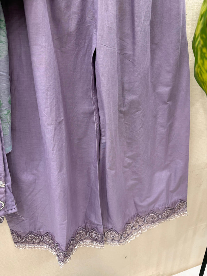 Cotton embroidered suits
