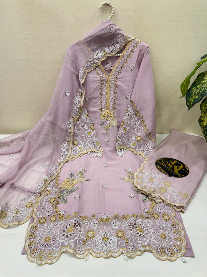 Premium cutwork suits