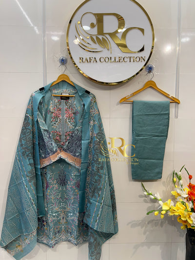 Embroided ready to wear suit 1384