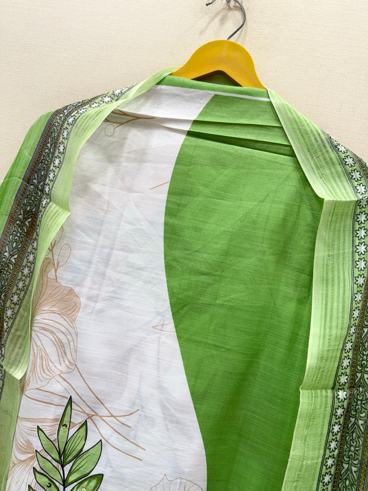 Semi Cotton Unstitched Suits